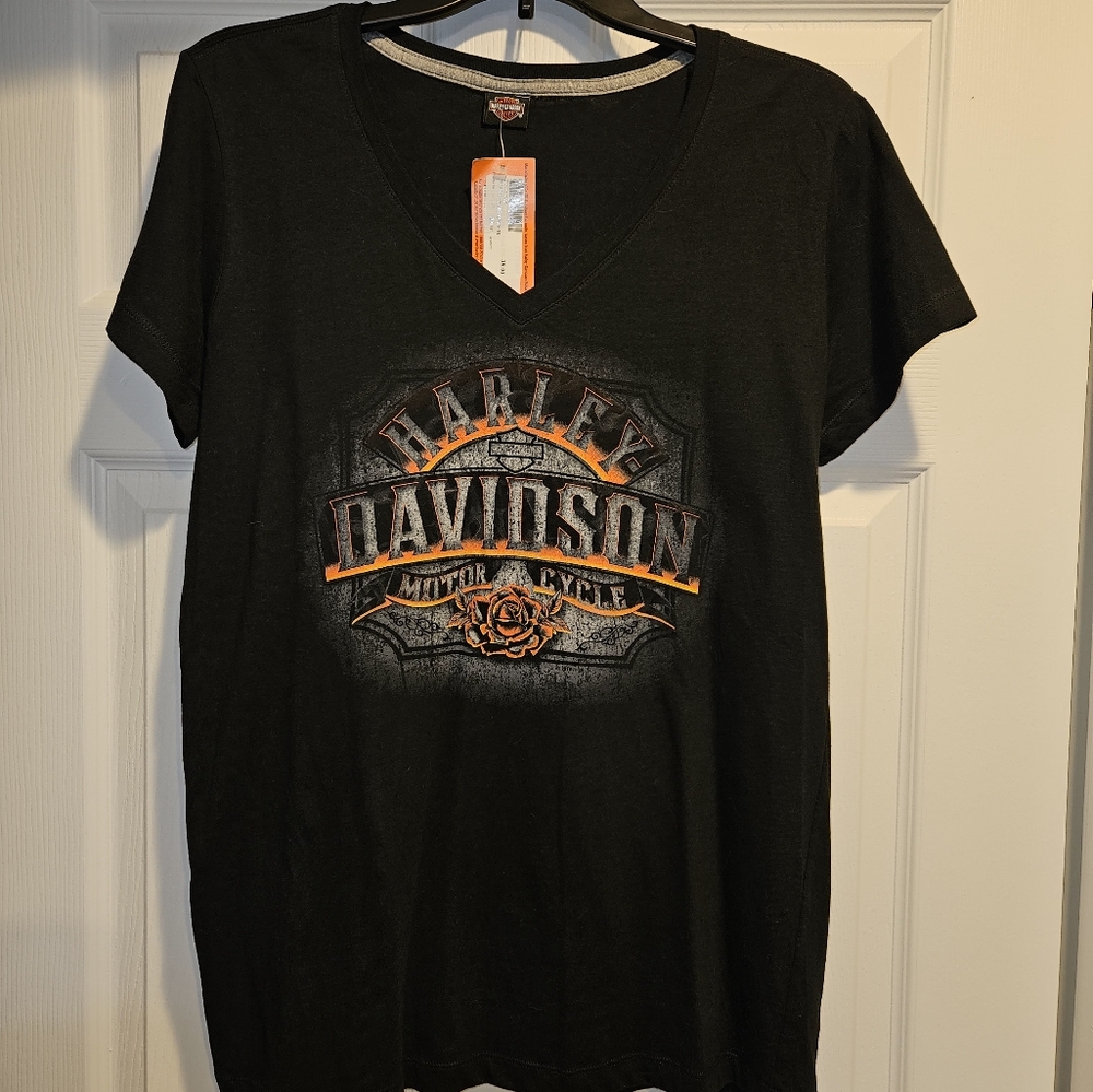 NWT Harley Davidson Short Sleeve Womens T-Shirt - Lg